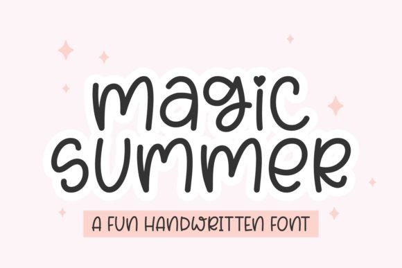 Magic Summer Script Fonts Font Door Keithzo (7NTypes)