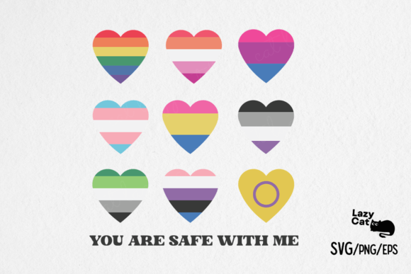 Pride Month SVG PNG Graphic Crafts By Lazy Cat