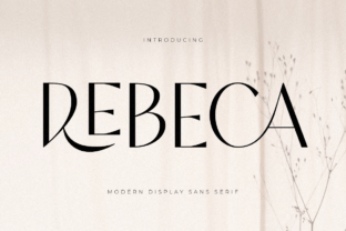 Rebeca Sans Serif Font By sensatype 1
