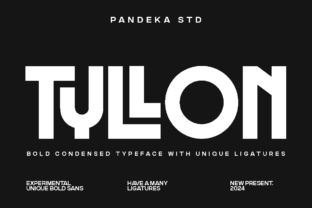 Tyllon Sans-Serif-Schriftarten Schriftart Von pandekastudio 1