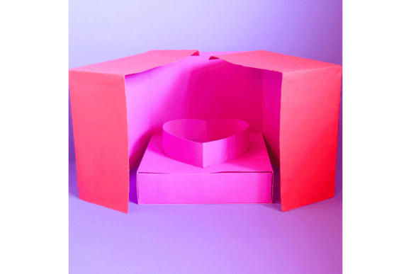 Venus Box Valentine's Day 3D SVG Craft By 3D SVG Crafts