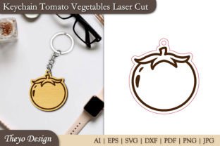 15 Design Keychain Vegetables Lasercut Graphic Crafts By Theyo Design 5