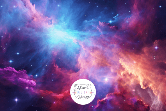 Gleaming Galaxy Space Texture Graphic Textures By achmardigitaldesign