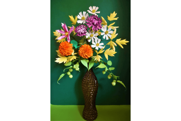 Moneta Flower Bouquet Floral compositions 3D SVG Craft By 3D SVG Crafts