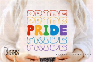 Pride Month LGBTQ Stacked Sublimation Gráfico Diseños de Camisetas Por DSIGNS 2