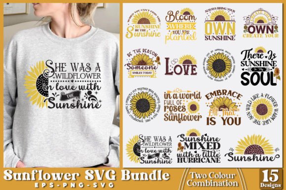 Sunflower SVG Bundle Graphic Crafts By Graphic Home