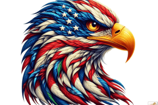 4th of July Sublimation Design Eagle PNG Graphic Illustrations By Artistic Revolution 11