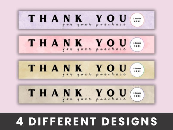 Etsy Order Receipt Banner Template Graphic Product Mockups By Squeak Shops