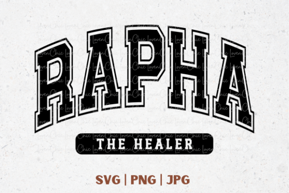 Rapha God is Our Healer Graphic T-shirt Designs By Sabuydee Design