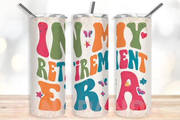 Retirement Era Tumbler Wrap Png Graphic Crafts By PinkPanda