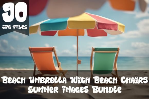 Summer Beach Umbrella Images Bundle #1 Illustration Graphiques AI Par stayweird