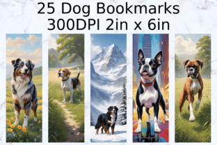 25 Dog Bookmarks 1 Graphic AI Graphics By W&L Designs PA 1