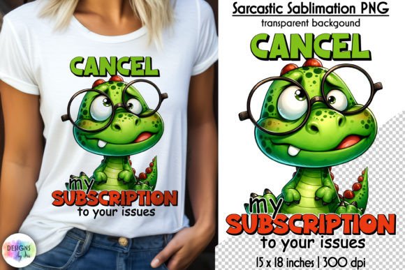 Funny Quotes Sublimation, Sarcastic PNG Grafika Projekty Koszulek Przez Designs by Ira