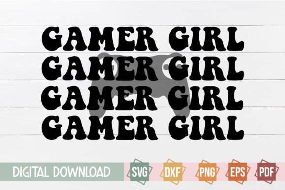 Gamer Girl Svg Design Graphic Print Templates By svgstudiodesignfiles