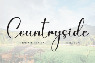 Countryside Script & Handwritten Font By andikastudio 1