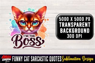 😺 Funny Cat Sarcastic Quote Clipart #40 Gráfico Ilustraciones Imprimibles Por Arte Digital Designs 1