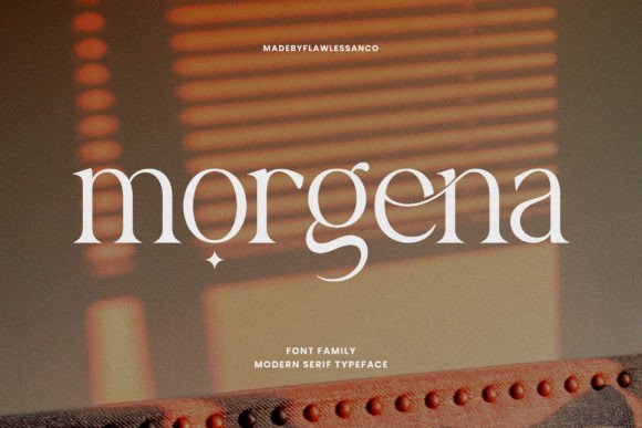 Morgena Serif Font By Flawless And Co