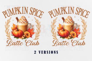 Pumpkin Spice PNG Coquette Fall Autumn Graphic T-shirt Designs By TBA Digital Files 2