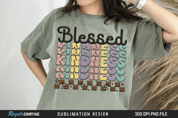 Blessed Kindness Png Design Gráfico Artesanato Por Regulrcrative