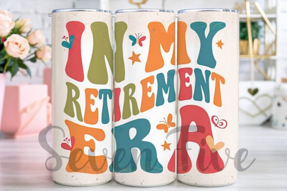 Retirement Era Tumbler Wrap Png Graphic Crafts By SevenFive