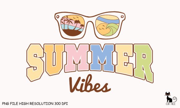 Retro Summer Vibes Sublimation Grafik T-shirt Designs Von Pod T-shirt Business 99