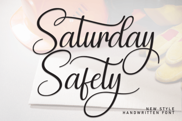 Saturday Safety Script & Handwritten Font By Roronoa zoro.S.P.D