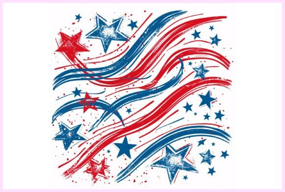 4Th of July Sublimation Digital Paper Graphic Crafts By Forhadx5