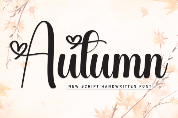 Autumn Script & Handwritten Font By william jhordy