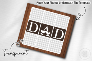 Dad Wood Photo Collage 20Oz Tumbler Wrap Graphic Crafts By Sunshine Design 4