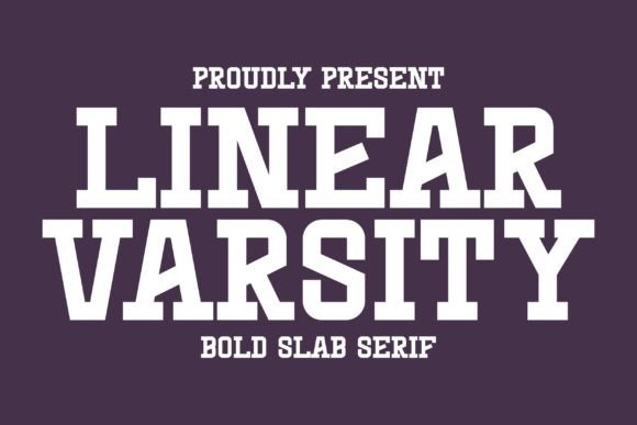 Linear Varsity Slab Serif Font By Intype Studio