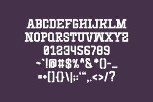 Linear Varsity Slab-Serif-Schriftarten Schriftart Von Intype Studio 9
