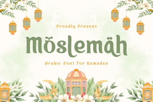 Moslemah Display Font By filosovis.co