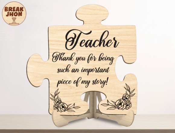 Personalized Teacher Puzzle Sign Svg Graphic 3D SVG By Break Jhon