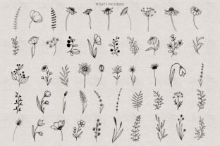 Procreate Floral Doodle Stamps Brush Graphic Brushes By DervikArtStore 2