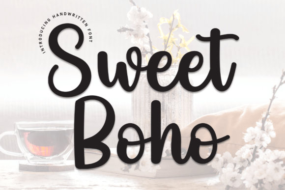 Sweet Boho Script & Handwritten Font By william jhordy