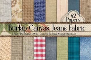 Fabric Burlap Canvas Jeans Papers Graphic Textures By ThingsbyLary 1