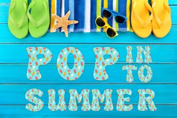 Pop into Summer Bulletin Board Printable Graphic Teaching Materials By Unique Source