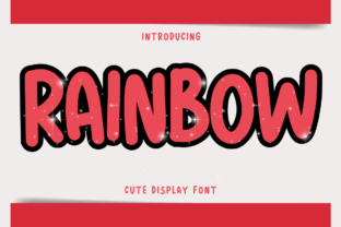 Rainbow Display Font By Minimalist Eyes 1
