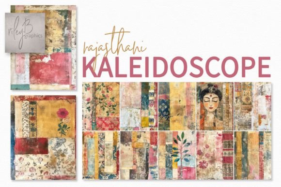 Rajasthani Kaleidoscope Graphic AI Illustrations By rileybgraphics