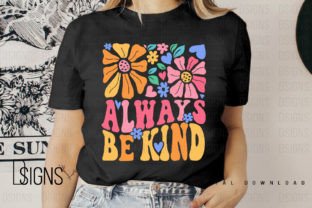 Be Kind Boho Flower Mental Health Graphic T-shirt Designs By DSIGNS 2