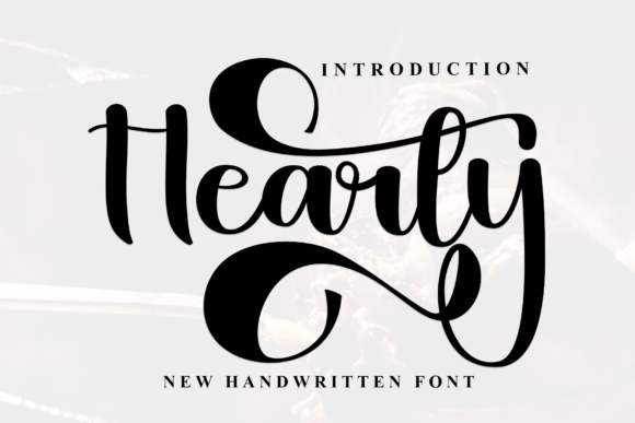Hearty Script & Handwritten Font By Inermedia STUDIO