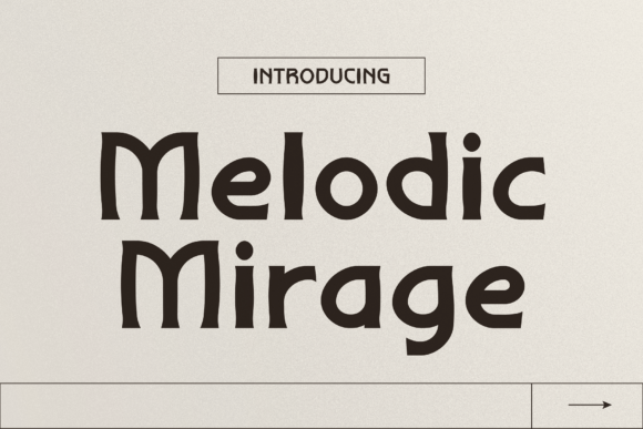 Melodic Mirage Sans Serif Font By HipFonts