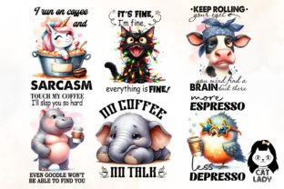 Sarcastic Animal Quotes Sublimation Graphic Illustrations By Cat Lady 2