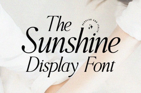 The Sunshine Display Polices d'Affichage Police Par luckytype.font