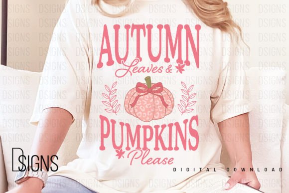 Vintage Autumn Pumpkin Fall Sublimation Graphic T-shirt Designs By DSIGNS