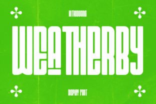 Wea Therby Display Font By Dansdesign 1