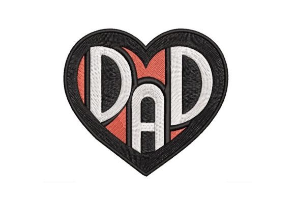 Dad Embroidery Design Father's Day Embroidery Design By Digitizingwithlove