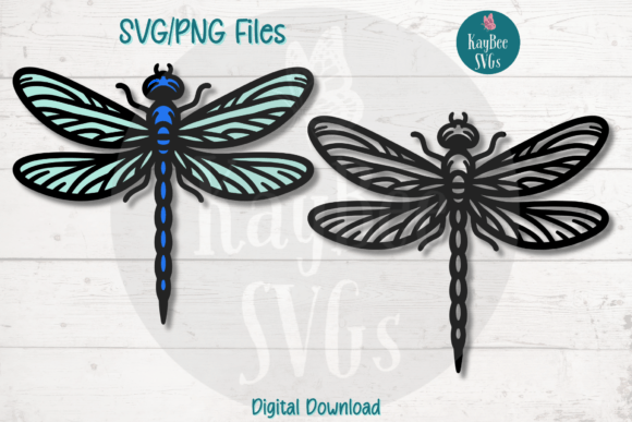 Dragonfly Graphic Illustrations By kaybeesvgs
