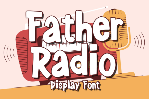 Father Radio Display-Schriftarten Schriftart Von MVMET