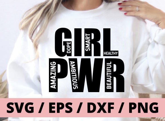 Girl Power Svg, Women Affirmation Svg Graphic T-shirt Designs By designsquad8593